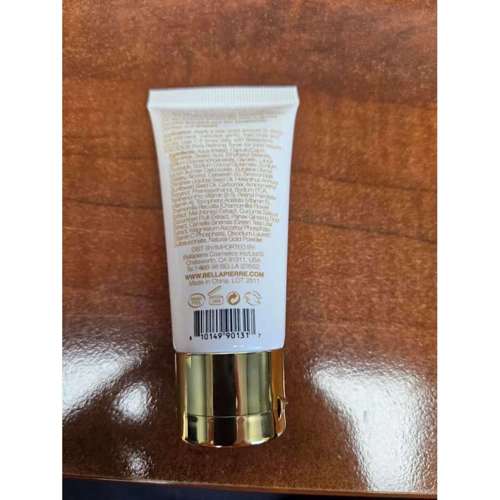 Bellapierre Precious 24K Gold Purifying Milky Cleanser‎ 30ml 1.01oz Travel Size